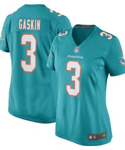 Myles Gaskin Miami Dolphins Nike Women's Game Player Jersey - Aqua