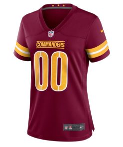 Alternative view of Washington Commanders Nike Women's Game Custom Player Jersey - Burgundy