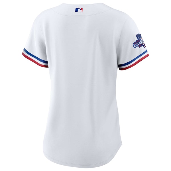 Texas Rangers Nike Women's Home 2023 World Series Champions Replica Team Jersey - White - Image 3