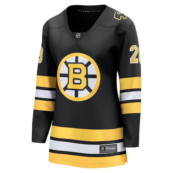 Elias Lindholm Boston Bruins Women's Home Breakaway Player Jersey - Black - Image 2