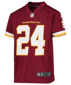 Alternative view of Antonio Gibson Washington Football Team Nike Youth Game Jersey - Burgundy