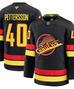 Elias Pettersson Vancouver Canucks  Alternate Premium Jersey - Black