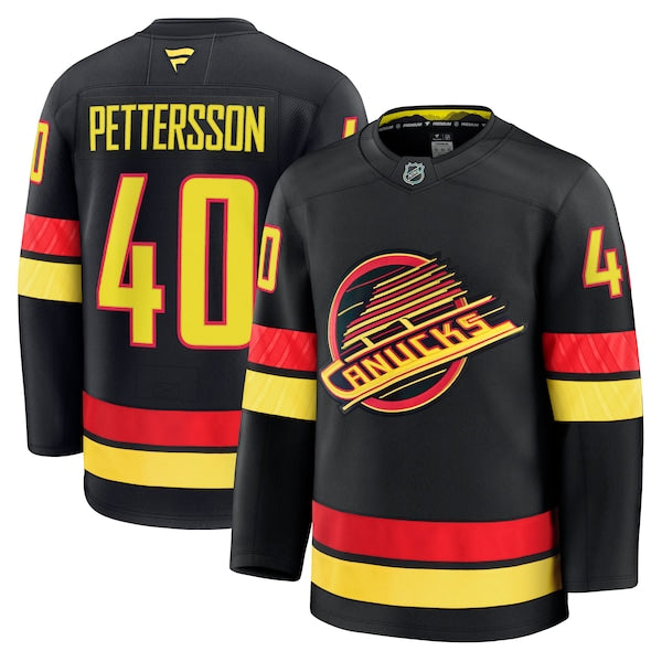 Elias Pettersson Vancouver Canucks Alternate Premium Jersey - Black
