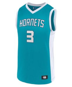 Alternative view of Men's Terry Rozier Teal Charlotte Hornets Player Jersey