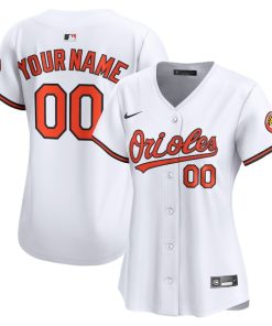 Baltimore Orioles Nike Women's Home Limited Custom Jersey - White