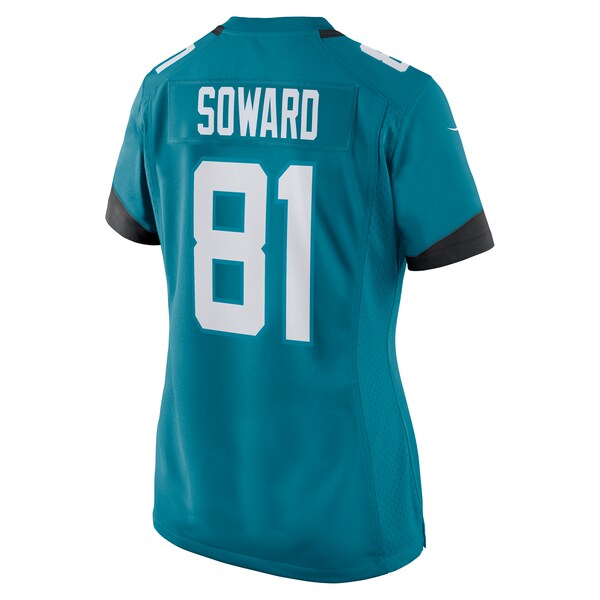 R. Jay Soward Jacksonville Jaguars Nike Women's Retired Player Team Game Jersey - Teal - Image 3