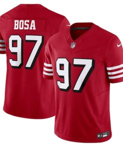 Nick Bosa San Francisco 49ers Nike Vapor F.U.S.E. Limited Jersey - Scarlet