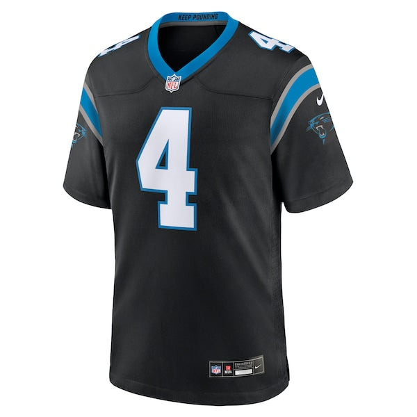 Eddy Pineiro Carolina Panthers Nike Team Game Jersey - Black - Image 2