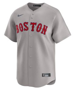 Alternative view of Boston Red Sox Nike Away Limited Custom Jersey - Gray