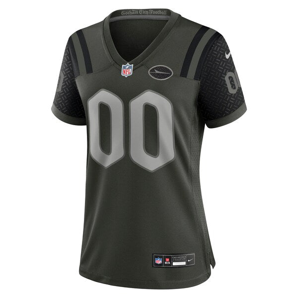 New York Jets Nike Women's 2025 Rivalries Collection Custom Game Jersey - Gotham Green - Image 2