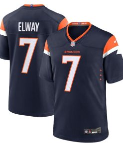 John Elway Denver Broncos Nike Alternate Retired Player Game Jersey - Navy