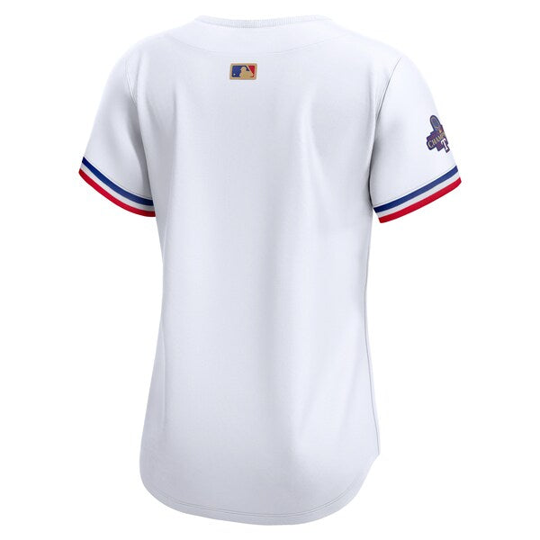 Texas Rangers Nike Women's 2024 Gold Collection Limited Jersey?ยจC White - Image 3
