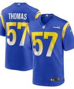 Zachary Thomas Los Angeles Rams Nike Team Game Jersey -  Royal