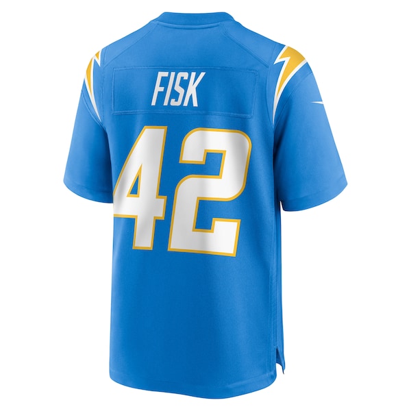 Tucker Fisk Los Angeles Chargers Nike Team Game Jersey - Powder Blue - Image 3