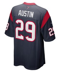 Alternative view of Alex Austin Houston Texans Nike Team Game Jersey -  Navy