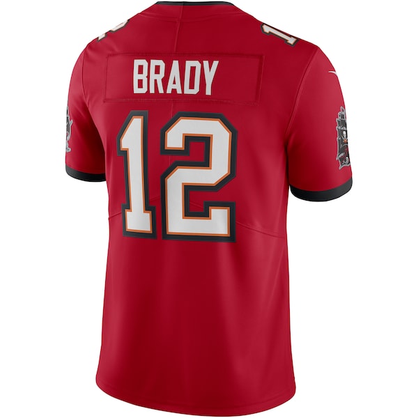 Tom Brady Tampa Bay Buccaneers Nike Vapor Limited Jersey - Red/Pewter - Image 4