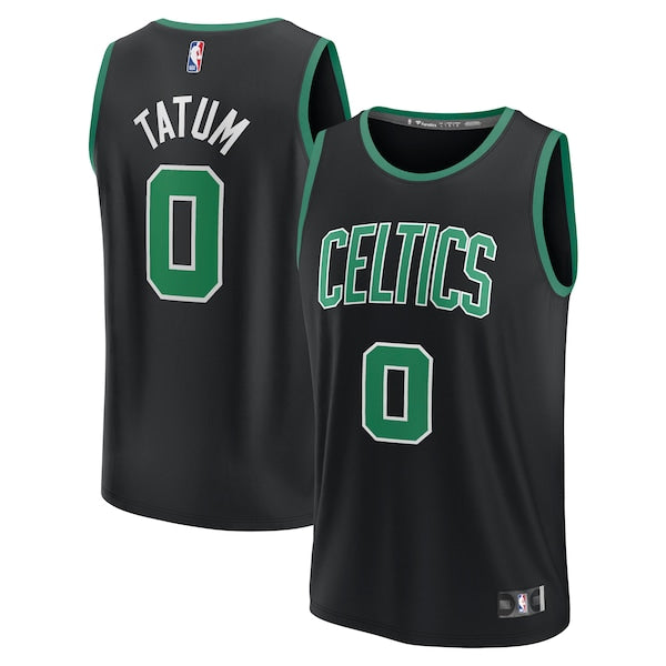 Jayson Tatum Boston Celtics Youth Fast Break Replica Player Jersey - Statement Edition - Black
