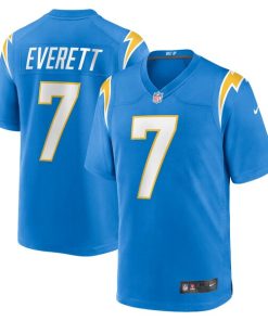 Gerald Everett Los Angeles Chargers Nike Player Game Jersey - Powder Blue/White