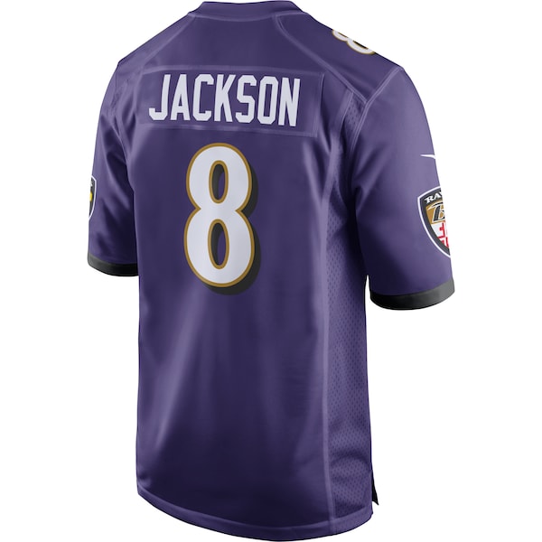 Lamar Jackson Baltimore Ravens Nike Game Jersey - Purple - Image 2