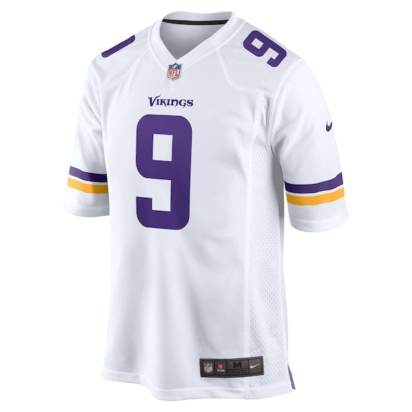 J.J. McCarthy Minnesota Vikings Nike Game Jersey - White/Purple - Image 2