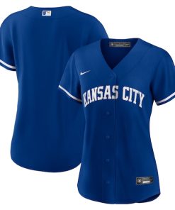 Kansas City Royals Nike Women's Alternate Replica Team Logo Jersey - Royal
