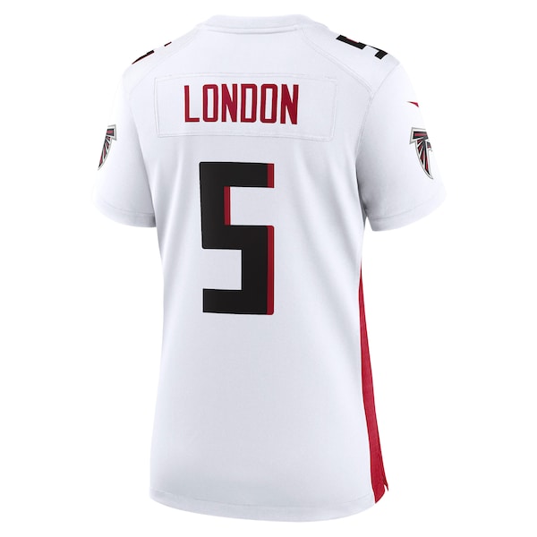 Drake London Atlanta Falcons Nike Women's Away Game Player Jersey - White - Image 3