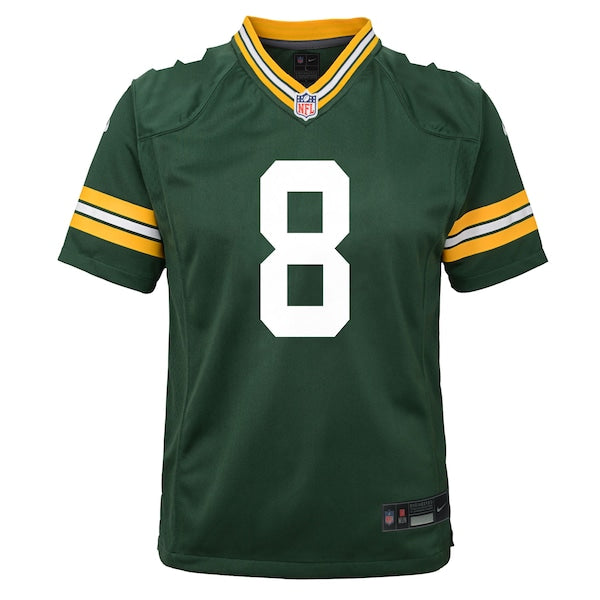 Josh Jacobs Green Bay Packers Nike Youth Team Game Jersey - Green - Image 2