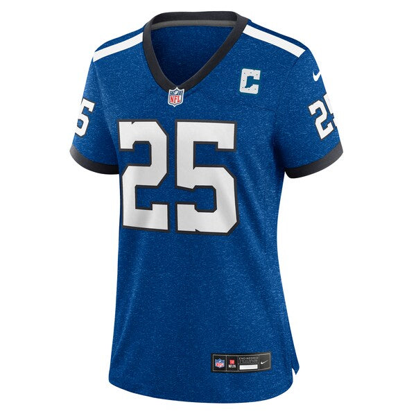 Rodney Thomas II Indianapolis Colts Nike Women's Indiana Nights Alternate Game Jersey - Royal/Royal - Image 3