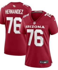 Will Hernandez Arizona Cardinals Nike Women's  Game Jersey -  Cardinal