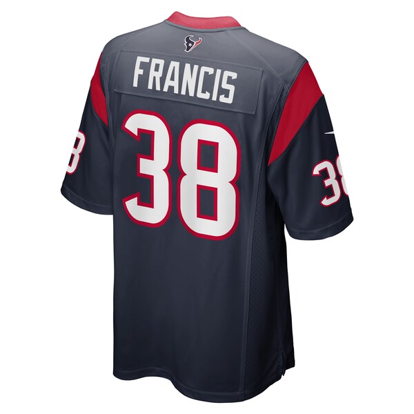 Jacobi Francis Houston Texans Nike Game Player Jersey - Navy - Image 3