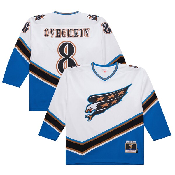 Alexander Ovechkin Washington Capitals 2005-06 Power Play Jersey - White/Black - Image 3