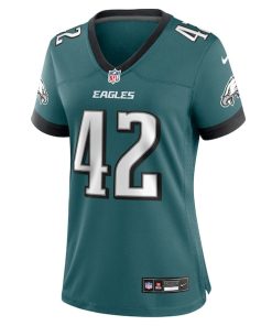 Alternative view of Smael Mondon Jr. Philadelphia Eagles Nike Women's Team Game Jersey - Midnight Green