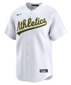 Alternative view of Athletics Nike Home Limited Jersey - White