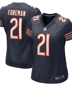 D'Onta Foreman Chicago Bears Nike Women's Game Jersey - Navy