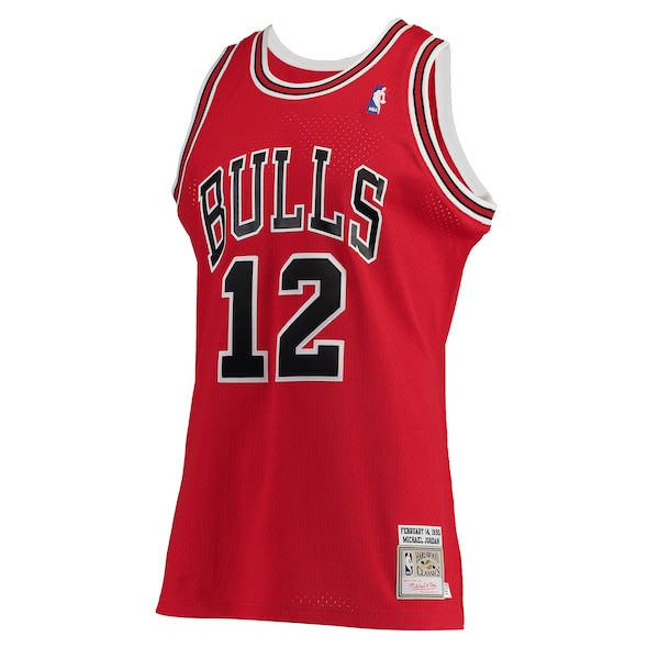 Michael Jordan Chicago Bulls 1989/90 Hardwood Classics Authentic Jersey - Red - Image 2