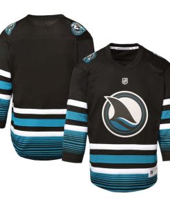 San Jose Sharks Preschool Alternate Replica Jersey - Black