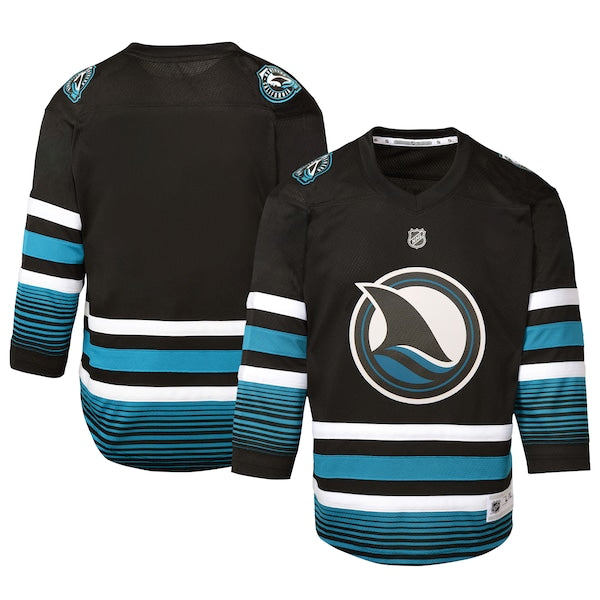San Jose Sharks Preschool Alternate Replica Jersey - Black