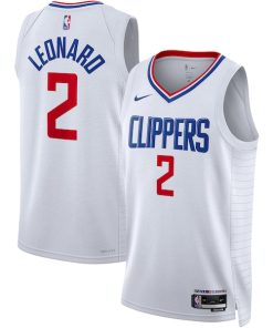 Kawhi Leonard LA Clippers Nike Unisex Swingman Jersey - Association Edition - White/Royal