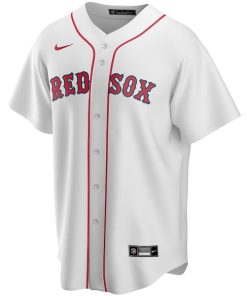 Alternative view of Boston Red Sox Nike Home Pick-A-Player Retired Roster Replica Jersey - White