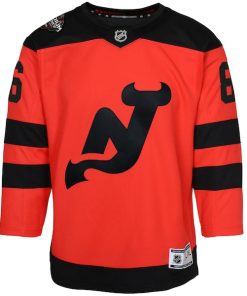Alternative view of Jack Hughes New Jersey Devils Preschool 2024 NHL Stadium Series Premier Player Jersey?¨C Red
