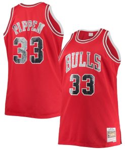 Scottie Pippen Chicago Bulls Big & Tall 1997/98 NBA 75th Anniversary Diamond Swingman Jersey - Red