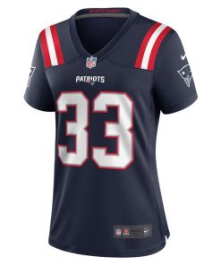 Alternative view of Anfernee Jennings New England Patriots Nike Women's Team Game Jersey -  Navy