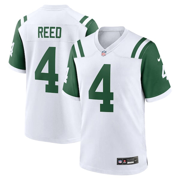 D.J. Reed New York Jets Nike Classic Alternate Game Jersey - White - Image 2