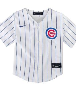 Alternative view of Chicago Cubs Nike Toddler Home Replica Team Jersey - White