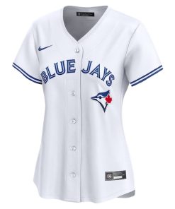 Alternative view of Toronto Blue Jays Nike Women's #1 Mom Home Limited Jersey - White