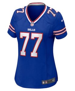 Alternative view of Will Clapp Buffalo Bills Nike Women's Team Game Jersey -  Royal