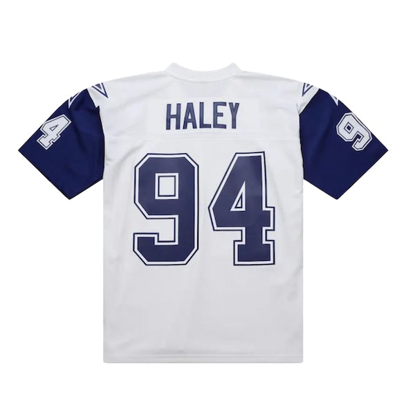 Charles Haley Dallas Cowboys 1994 Alternate Legacy Replica Jersey - White - Image 2