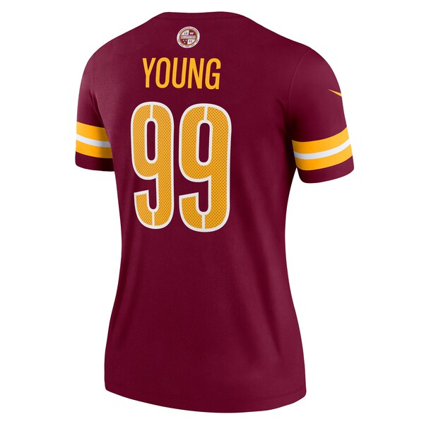 Chase Young Washington Commanders Nike Women's Legend Jersey - Burgundy/Black - Image 4