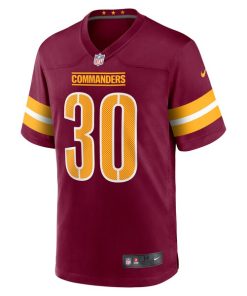 Alternative view of Troy Apke Washington Commanders Nike  Game Jersey -  Burgundy