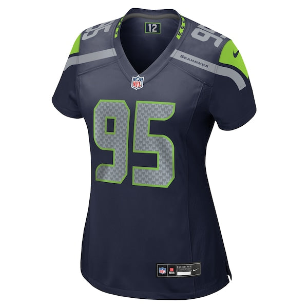 Brandon Pili Seattle Seahawks Nike Women's Team Game Jersey - College Navy - Image 2
